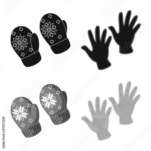 Vector design of silhouette and safety symbol. Set of silhouette and comfort stock symbol for web.