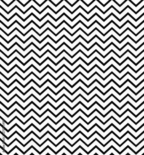 Zigzag black and white seamless pattern. Geometric background. Print cloth, label, banner, cover, card, website, web, wrapper, wrap