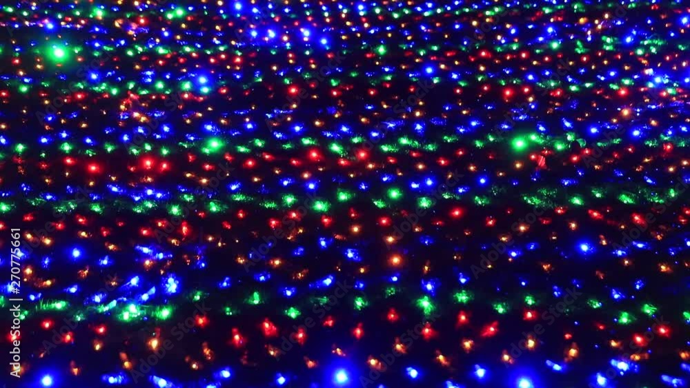 Decorative flashing lights as background Decorative flashing lights as background