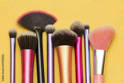 Face make up brushes