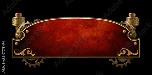 Steampunk banner