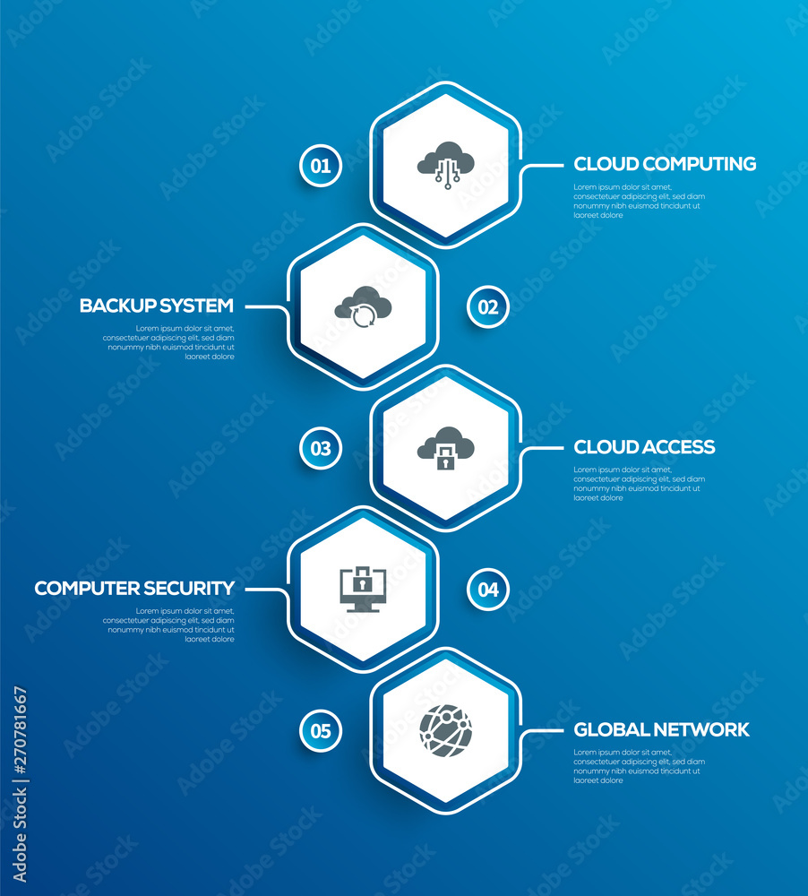 NETWORK TECHNOLOGY INFOGRAPHIC DESIGN