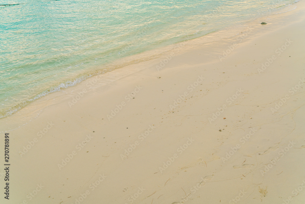 Beautiful tropical Maldives island with white sandy beach and sea . Beautiful tropical Maldives island with white sandy beach and sea .