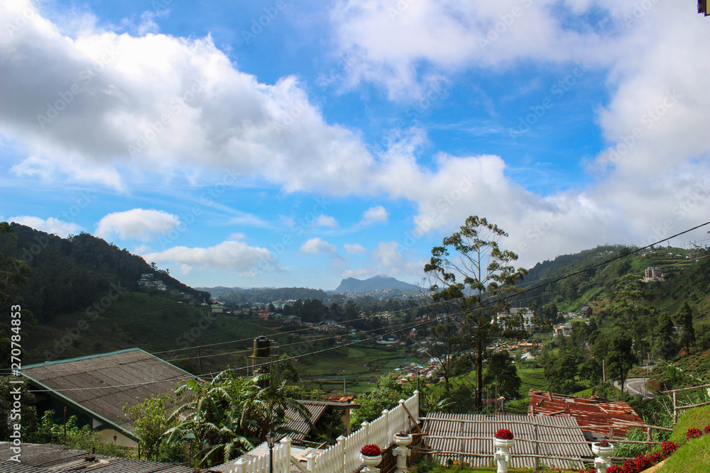 Nuwara Eliya - Looking down from the surrounding hills - Sri Lanka Nuwara Eliya - Looking down from the surrounding hills - Sri Lanka