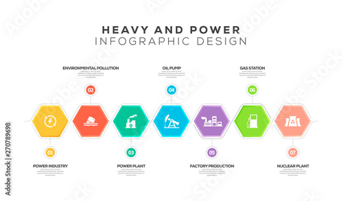 HEAVY AND POWER INFOGRAPHIC DESIGN