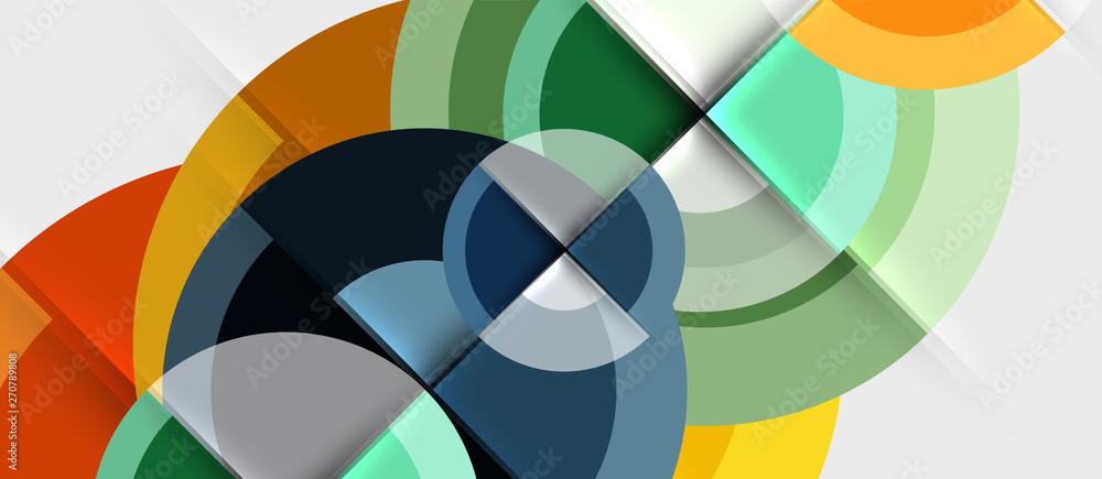 Circular geometrical design template Circular geometrical design template