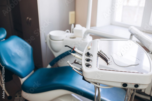 dental chair. Dentist.