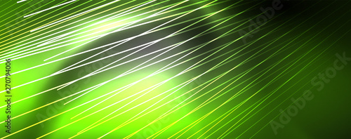 Color light with lines  outer space background  bright rays