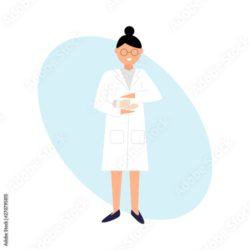 Modern medical hand drawn vector illustration.