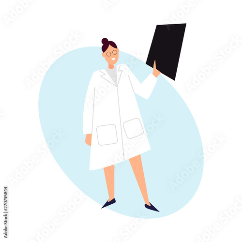 Modern medical hand drawn vector illustration.
