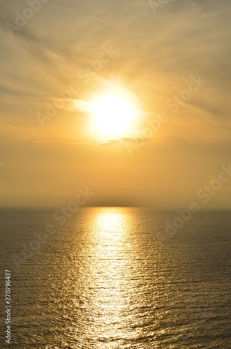 A Sunset panorama on the sea