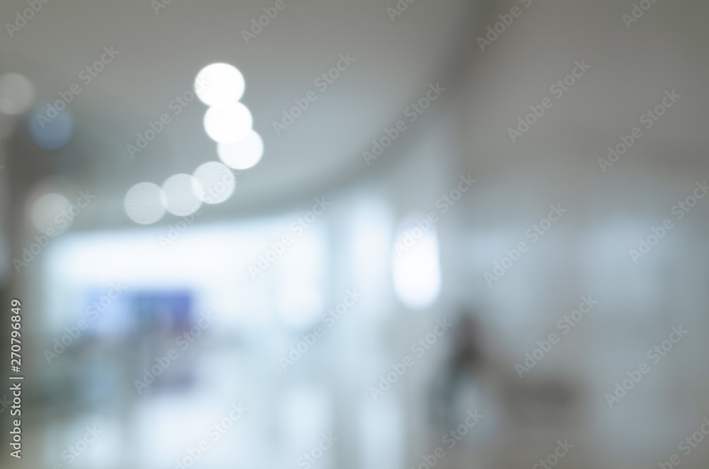 abstract background of shopping mall