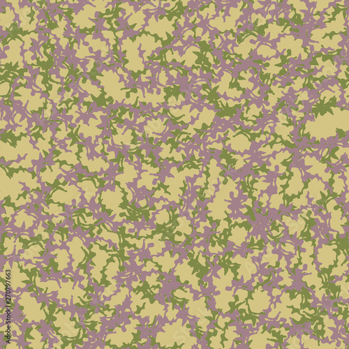 UFO camouflage of various shades of shadow green, turtle green and toadstool colors