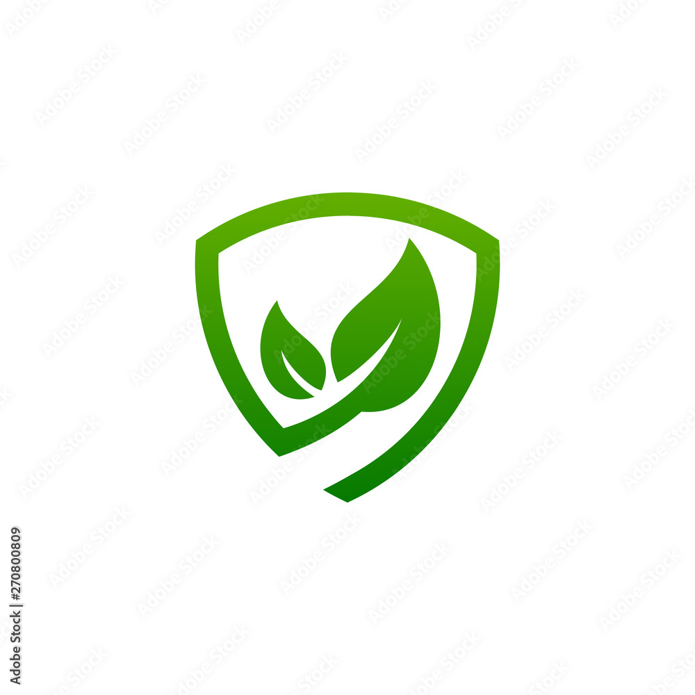 eco shield logo template, secure icon design - vector eco shield logo template, secure icon design - vector