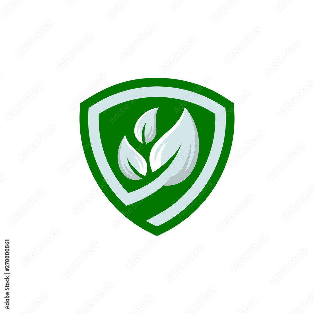 eco shield logo template, secure icon design - vector eco shield logo template, secure icon design - vector