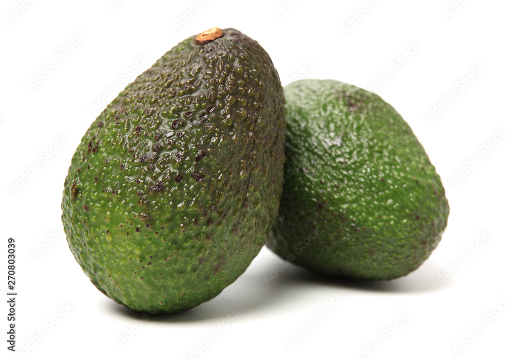 Avocado on white background Avocado on white background