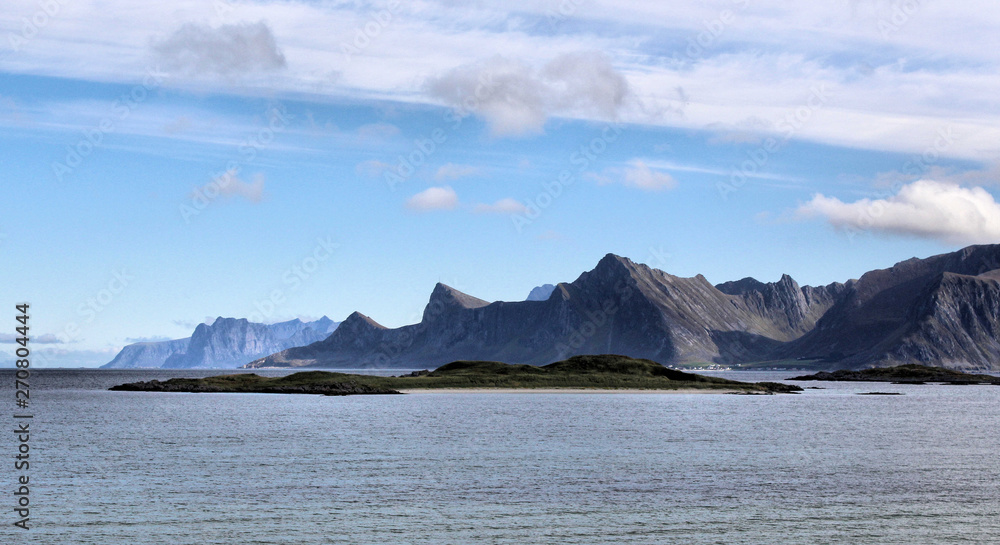 mountains in Lofoten, Norway