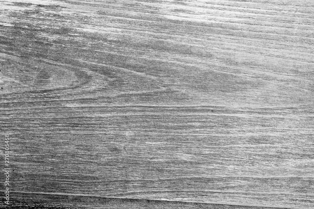 Naklejka premium black and white wood plank texture background
