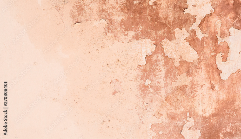 Fototapeta premium aged orange wall texture background
