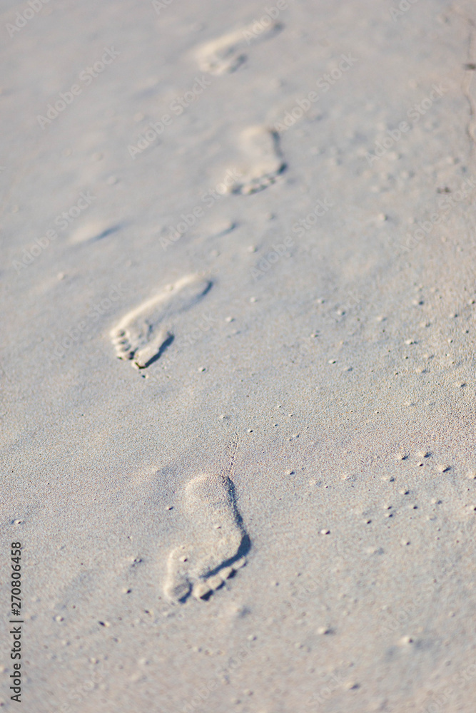 Texture background Footprints of human feet on the sand. Texture background Footprints of human feet on the sand.