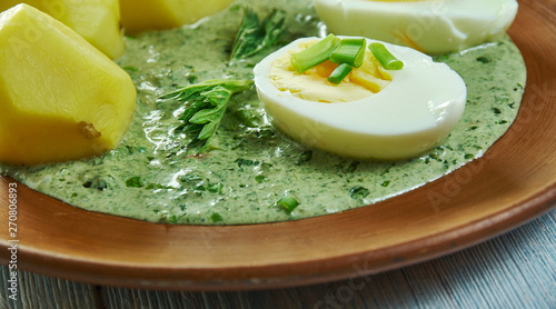 фотографія Frankfurter  Green sauce