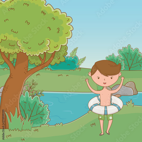 vacations and summer outdoor time