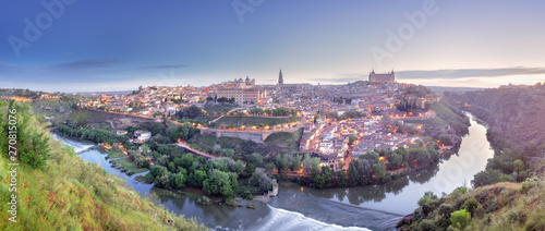 Panorama view of Toledo and Tagus River, Spain © boule1301