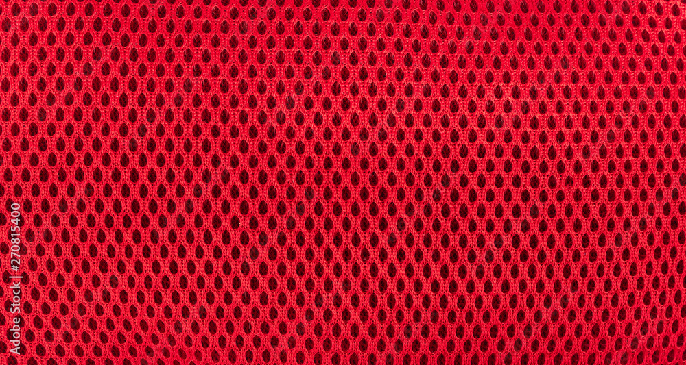 Red Background Mesh fabric Stock Photo