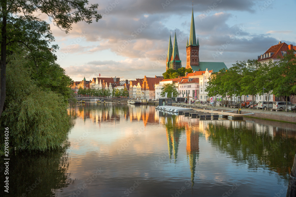 Lübeck im goldenen Nachmittagslicht