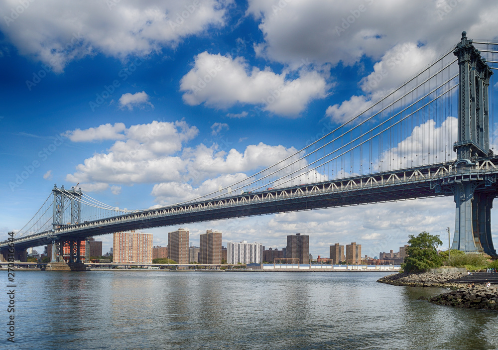 Obraz premium Manhattan Bridge in New York City.