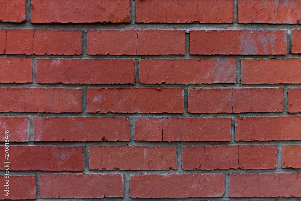 Obraz premium old red brick wall texture background