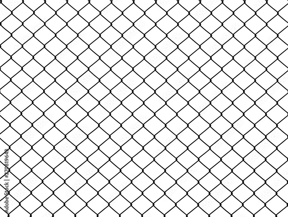 silhouette wire mesh of fence on white background silhouette wire mesh of fence on white background