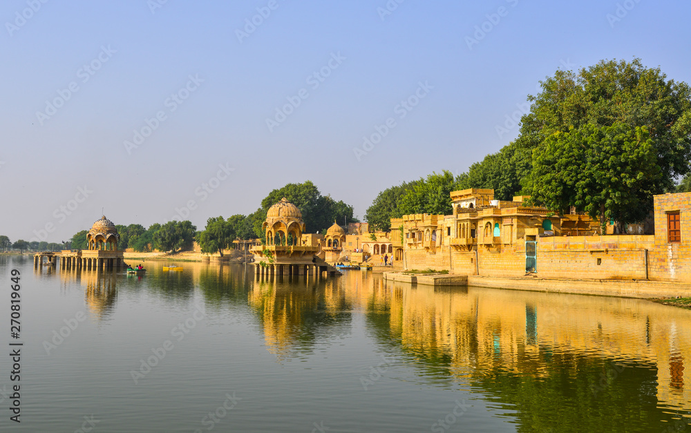 Gadsisar Lake in Jaisalmer, India