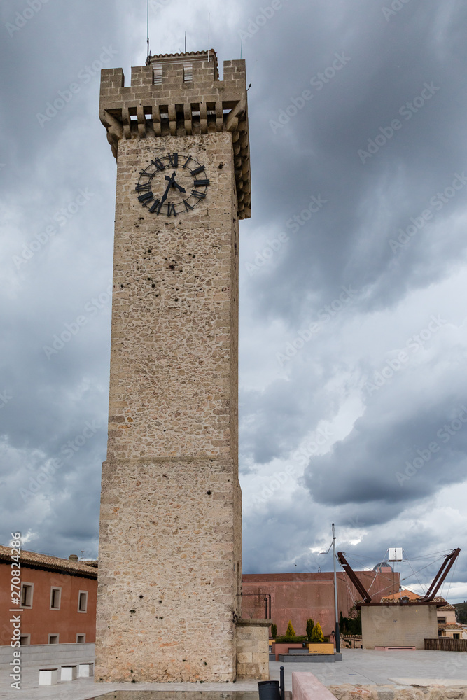 medieval tower of Cuenca called mangana tower