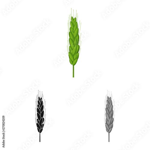 Vector design of agriculture and farming logo. Set of agriculture and plant stock vector illustration.