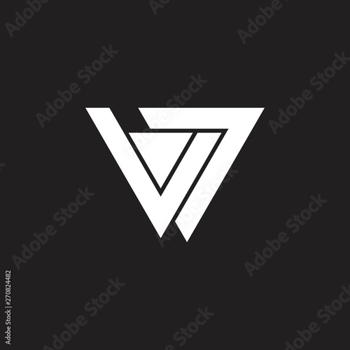 Free Download abstract letter v7 geometric logo vector - GFXLoad
