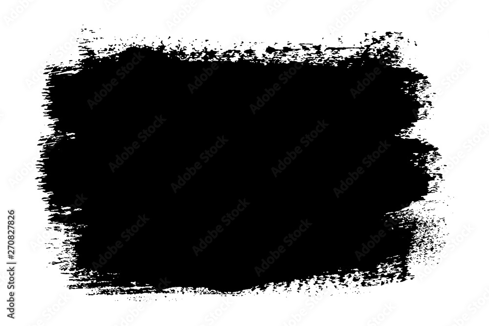 Brush stroke isolated on white background. Black paint brush. Grunge texture stroke line. Art ink dirty design. Border for artistic shape, paintbrush element. Brushstroke graphic. Vector illustration Brush stroke isolated on white background. Black paint brush. Grunge texture stroke line. Art ink dirty design. Border for artistic shape, paintbrush element. Brushstroke graphic. Vector illustration