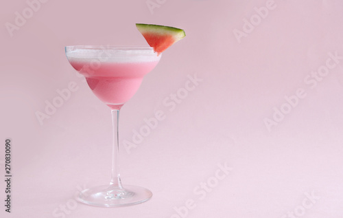Pink summer cocktail background