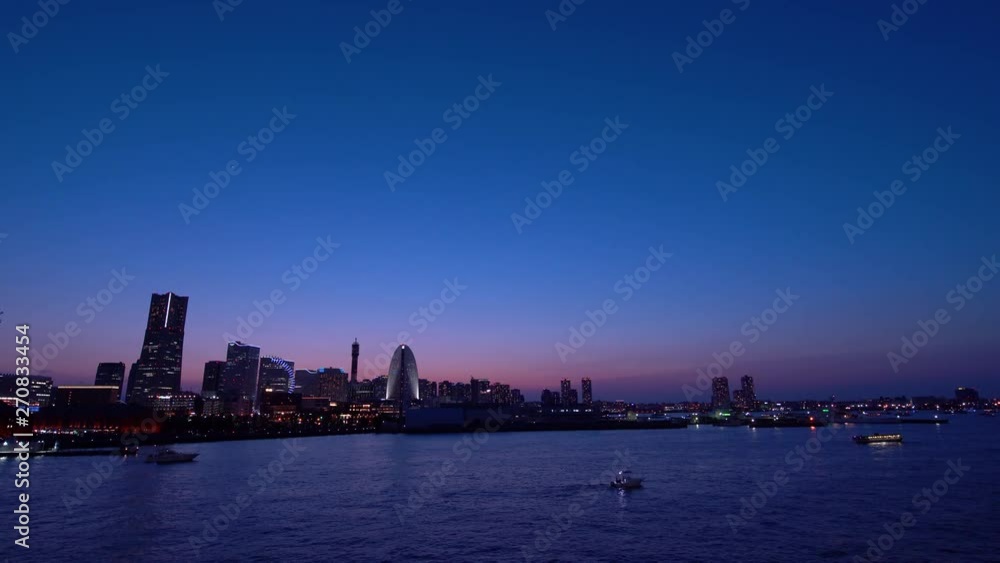 横浜みなとみらいの夜景 横浜みなとみらいの夜景