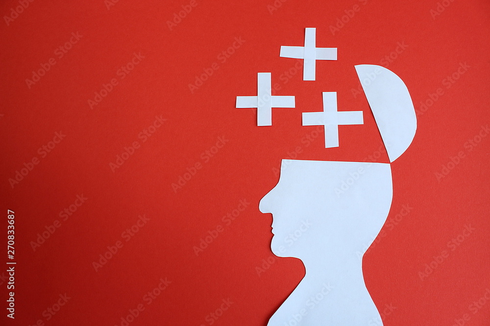 Two side arrow sign background made of paper Two side arrow sign background made of paper