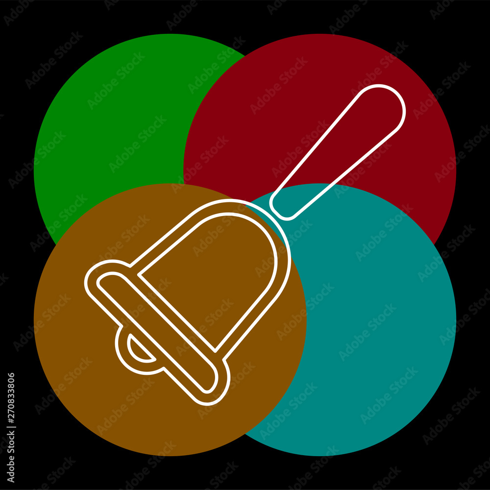 vector christmas bell illustration vector christmas bell illustration