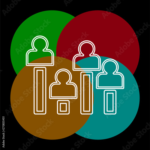 Exit poll concept icon. element illustration.