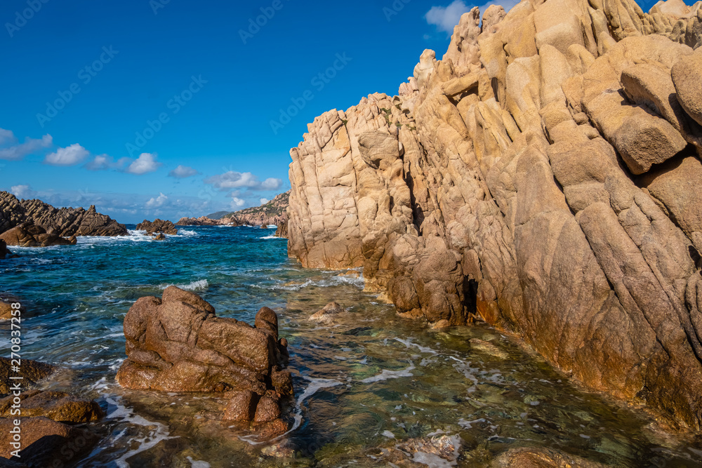 The Costa Paradiso on the North Coast of Sardinia between Santa Teresa di Gallura and Castelsardo, Italy