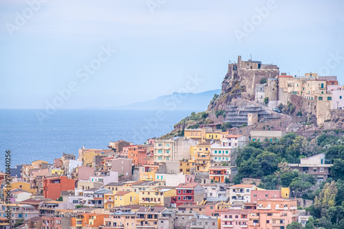 Castelsardo, a gorgeous medieval village on a promontory in the gulf of Asinara dominated by a castle, Province of Sassari, Sardinia, Italy