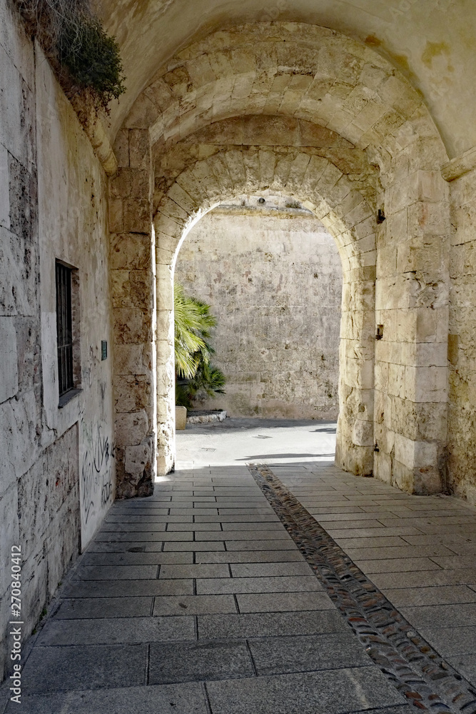 Sardinien Cagliari Tor zur Bastione di Saint Remy