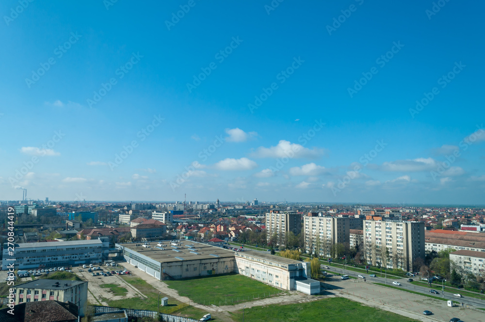 View from above the city. Aerial view. Balcony view. View from above the city. Aerial view. Balcony view.