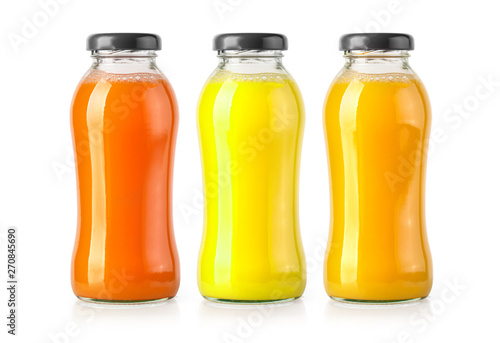 orange juice bottles