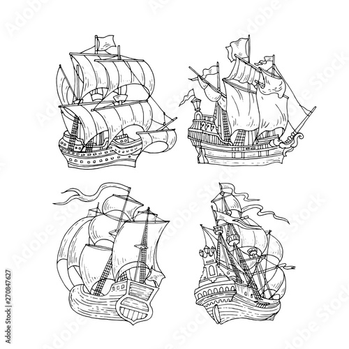 ink line ships set collection