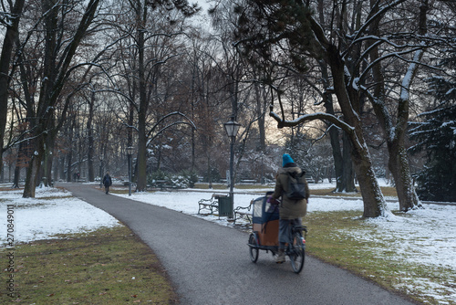 Winter in the Stadpark of Graz, Austria © christian vinces