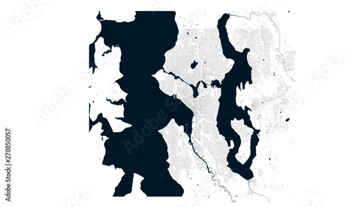 Seattle, Washington Map